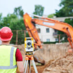 Land Surveying before new home construction