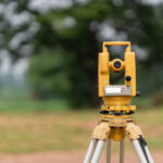 land surveying equipment for property