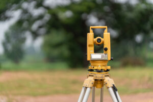 land surveying equipment for property