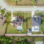 boundary lines in neighborhood from above